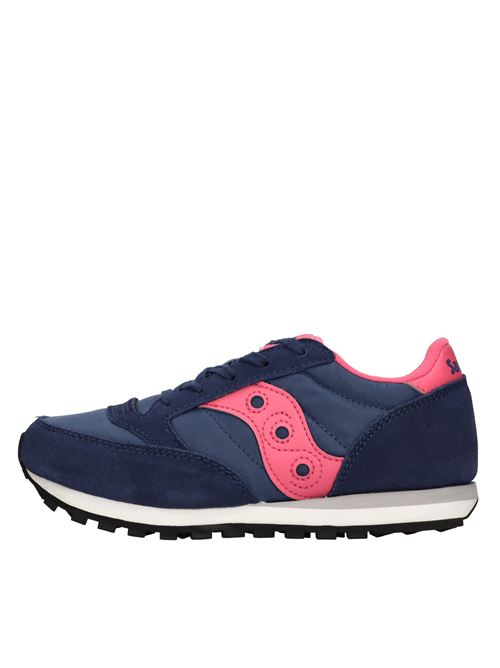 Sneakers modello JAZZ ORIGINAL B in camoscio e tessuto SAUCONY | JAZZ ORIGINAL BBLU-ROSA